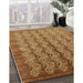 Machine Washable Industrial Modern Mahogany Brown Rug in a Family Room, wshurb3155