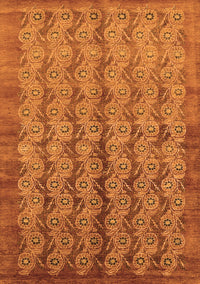 Oriental Orange Industrial Rug, urb3155org