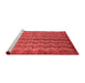 Industrial Red Washable Rugs