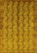 Oriental Yellow Industrial Rug, urb3155yw