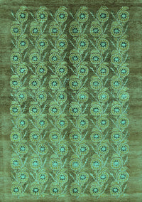 Oriental Turquoise Industrial Rug, urb3155turq