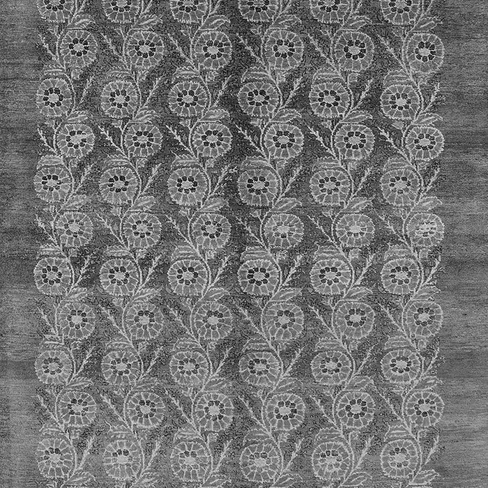 Machine Washable Oriental Gray Industrial Rug, wshurb3155gry