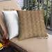Front View of Mid-Century Modern Urban Square Mahogany Brown Throw Pillow, 18 inch by 18 inch, pwurb3155