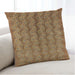 Lifestyle Image of Mid-Century Modern Urban Square Mahogany Brown Throw Pillow, 18 inch by 18 inch, pwurb3155