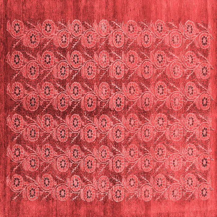Machine Washable Oriental Red Industrial Rug, wshurb3155red