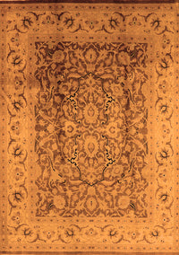 Oriental Orange Industrial Rug, urb3156org