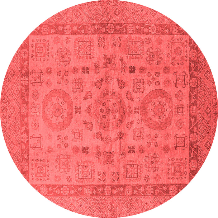 Machine Washable Oriental Red Industrial Rug, wshurb3157red