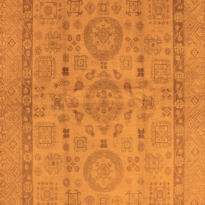Machine Washable Oriental Orange Industrial Area Rugs, wshurb3157org