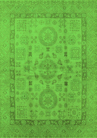 Oriental Green Industrial Rug, urb3157grn