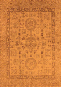 Oriental Orange Industrial Rug, urb3157org