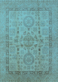 Oriental Light Blue Industrial Rug, urb3157lblu