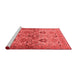 Industrial Red Washable Rugs