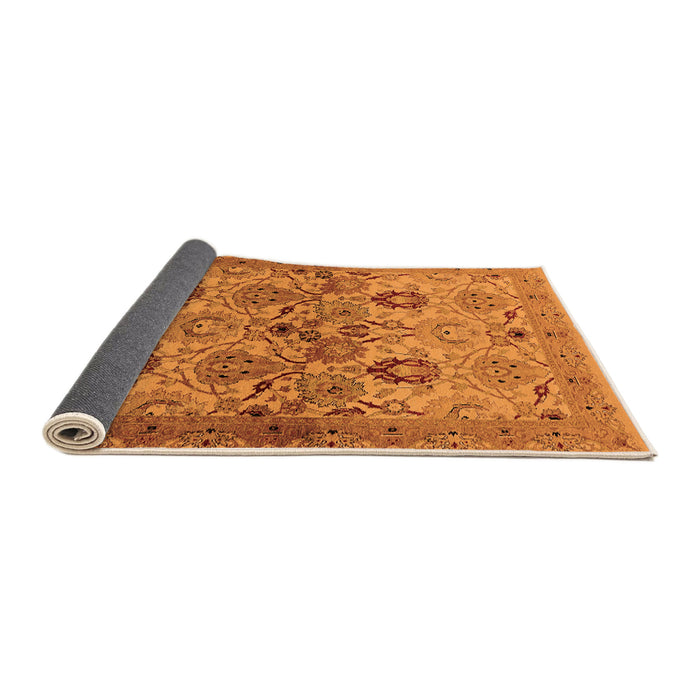 Sideview of Oriental Orange Industrial Rug, urb3158org