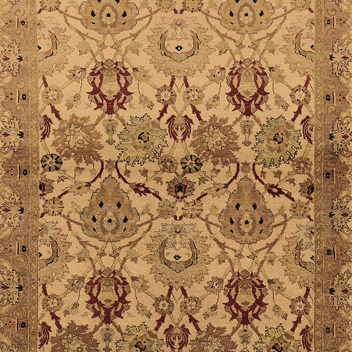 Machine Washable Oriental Brown Industrial Rug, wshurb3158brn