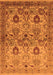 Machine Washable Oriental Orange Industrial Area Rugs, wshurb3158org