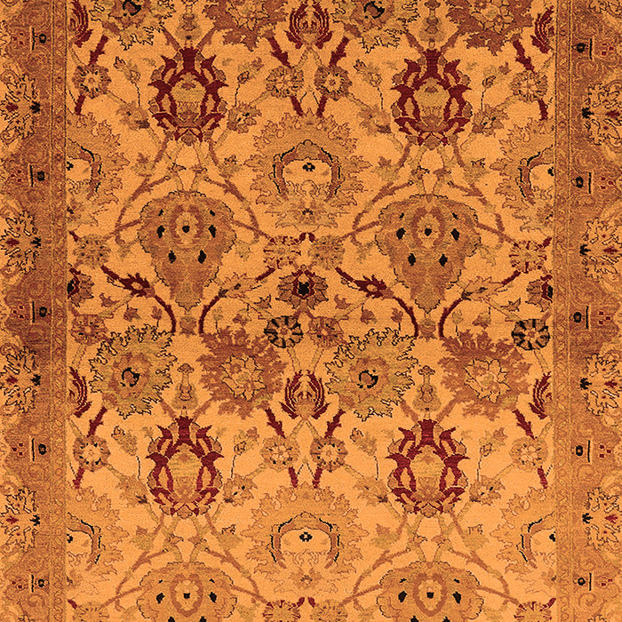 Machine Washable Oriental Orange Industrial Area Rugs, wshurb3158org