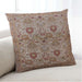 Lifestyle Image of Mid-Century Modern Urban Square Chestnut Red Throw Pillow, 18 inch by 18 inch, pwurb3158