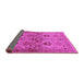 Sideview of Oriental Pink Industrial Rug, urb3158pnk