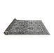 Sideview of Oriental Gray Industrial Rug, urb3158gry