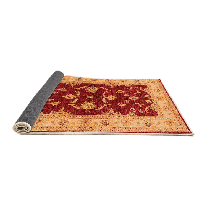 Sideview of Oriental Orange Industrial Rug, urb3159org