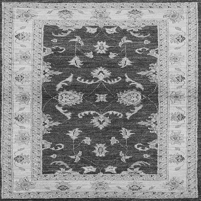Square Oriental Gray Industrial Rug, urb3159gry
