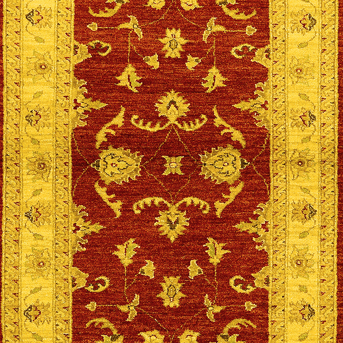 Oriental Yellow Industrial Rug, urb3159yw