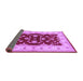 Sideview of Oriental Purple Industrial Rug, urb3159pur