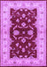 Machine Washable Oriental Purple Industrial Area Rugs, wshurb3159pur