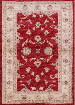 Mid-Century Modern Pastel Orange Oriental Rug, urb3159