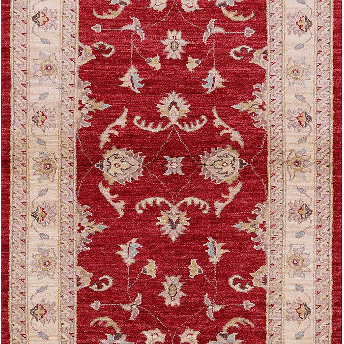 Mid-Century Modern Pastel Orange Oriental Rug, urb3159