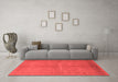 Industrial Red Washable Rugs