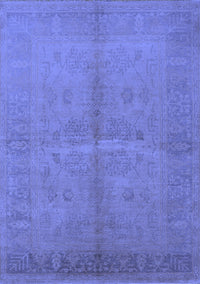 Oriental Blue Industrial Rug, urb3160blu