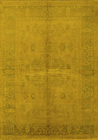 Oriental Yellow Industrial Rug, urb3160yw