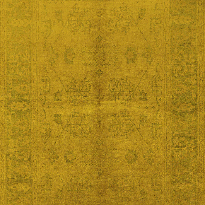 Oriental Yellow Industrial Rug, urb3160yw