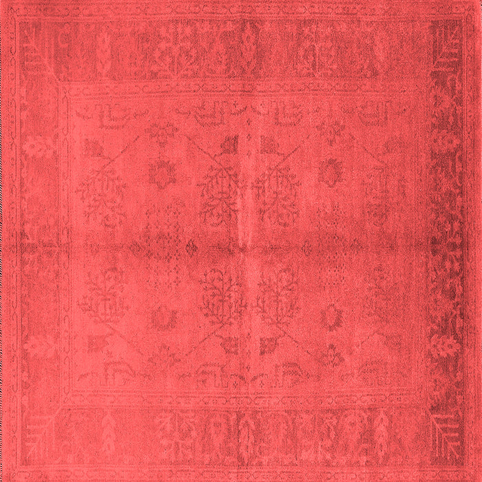 Machine Washable Oriental Red Industrial Rug, wshurb3160red
