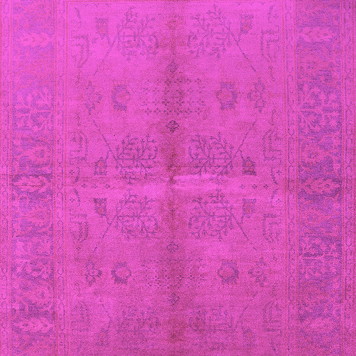 Machine Washable Oriental Pink Industrial Rug, wshurb3160pnk