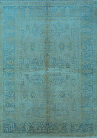 Oriental Light Blue Industrial Rug, urb3160lblu