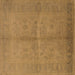 Square Oriental Brown Industrial Rug, urb3160brn