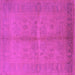 Square Oriental Pink Industrial Rug, urb3160pnk