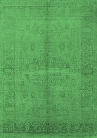 Oriental Emerald Green Industrial Rug, urb3160emgrn