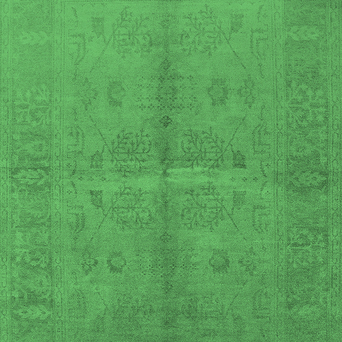 Oriental Emerald Green Industrial Rug, urb3160emgrn