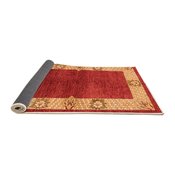 Sideview of Oriental Orange Industrial Rug, urb3161org