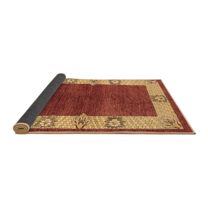Sideview of Oriental Brown Industrial Rug, urb3161brn