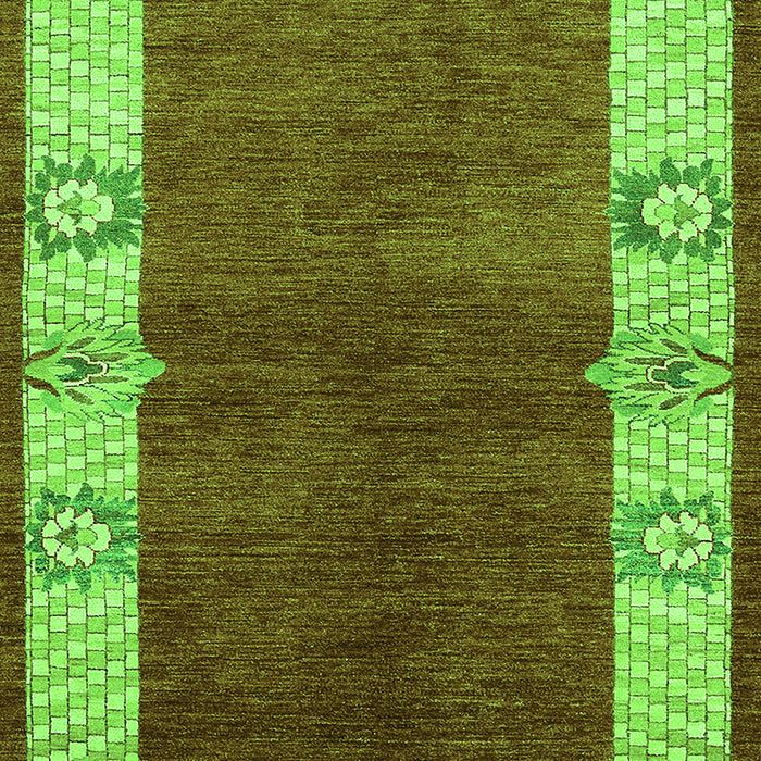 Oriental Green Industrial Rug, urb3161grn
