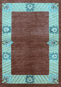 Oriental Light Blue Industrial Rug, urb3161lblu