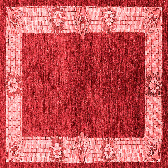 Machine Washable Oriental Red Industrial Rug, wshurb3161red