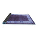 Sideview of Oriental Blue Industrial Rug, urb3161blu