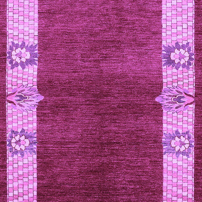 Machine Washable Oriental Purple Industrial Area Rugs, wshurb3161pur