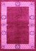 Oriental Pink Industrial Rug, urb3161pnk