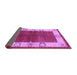 Sideview of Oriental Purple Industrial Rug, urb3161pur